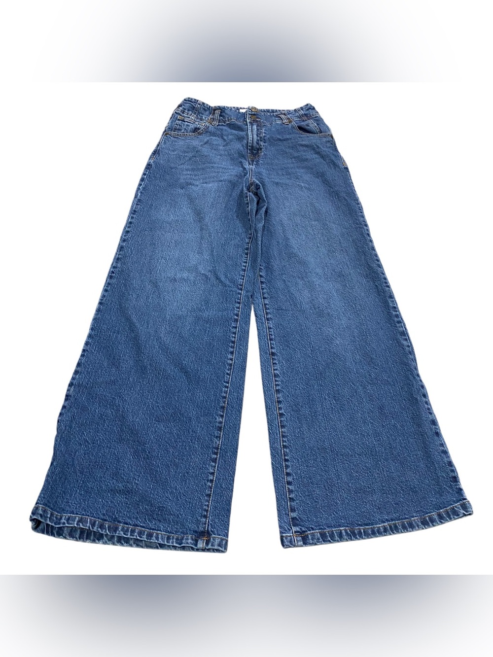 Habitual Easton High Rise Wide Leg Jeans | Medium Wash Blue | Size 8/29 - Picture 3 of 11